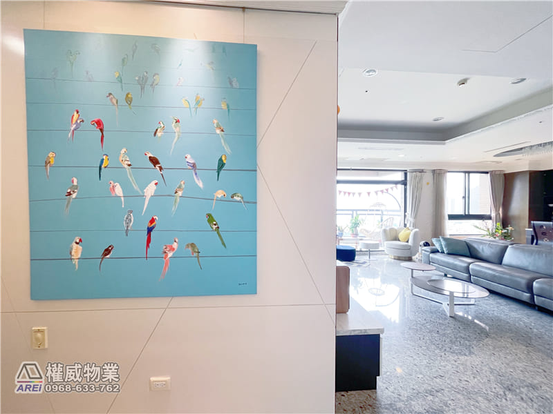 帝門美術館第一排遠山綠景3+1房雙平車