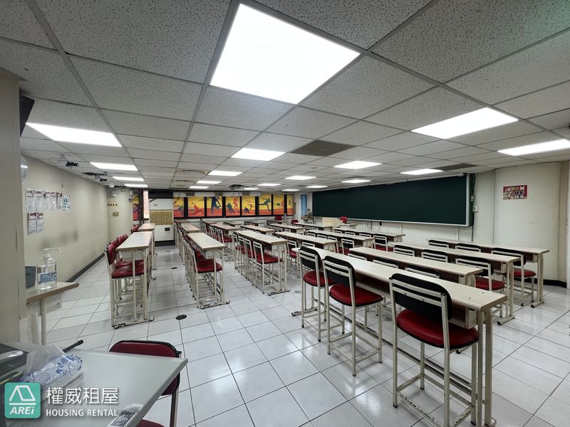 美麗島捷運站辦公室補習班｜權狀177坪
