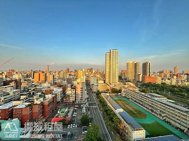 中央公園R9/O4雙捷∣民生香榭∣邊間雙景觀陽台2+1房平車