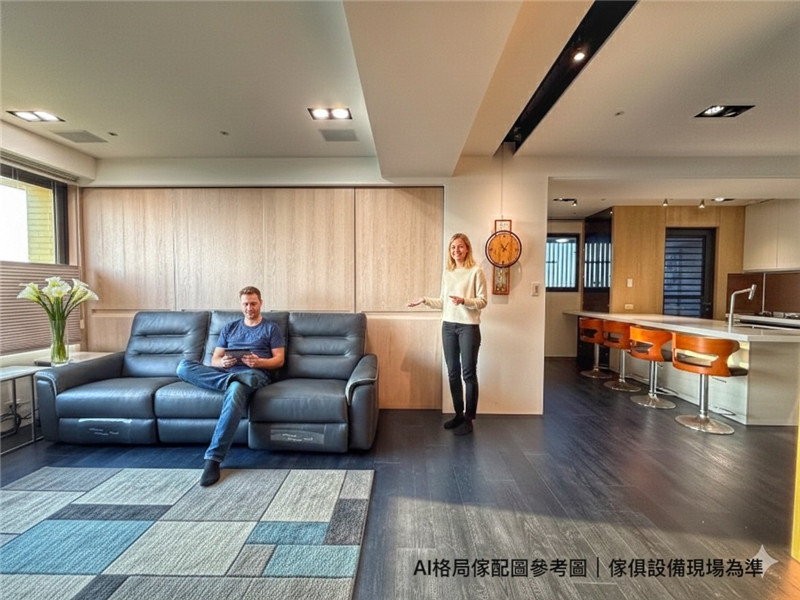 海景高樓層｜京城樂活｜大主臥大廚房、3改2房平車