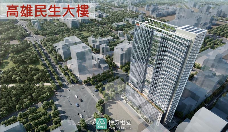 🍍坐擁市中心| 鄰近亞洲新灣區| 全新民生大樓雙捷運辦公大樓| 百坪大坪數辦公大樓-店面🍍