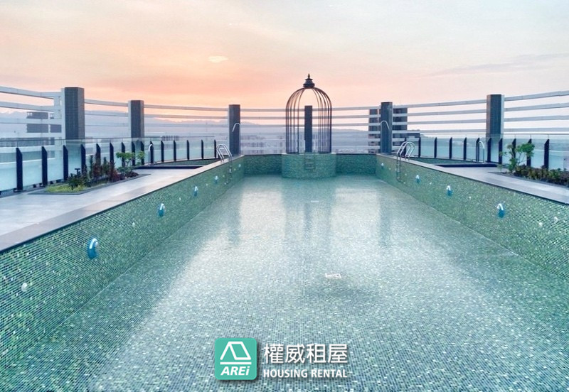 漢神巨蛋博愛香榭泳池景觀兩房