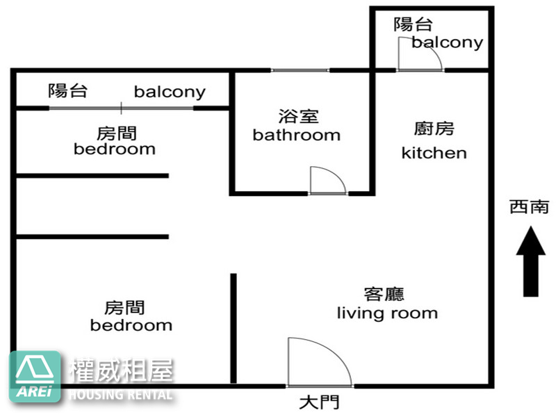 ihome3美術館極簡優雅2房