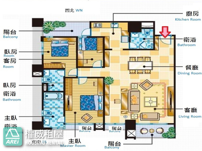 R15生態園區雲品苑景觀空屋雙主臥3+1房雙平車